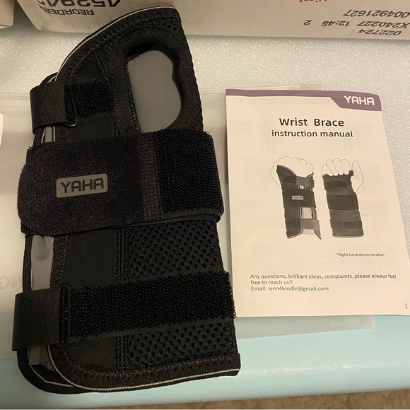 YAHA Carpal Tunnel Wrist Brace Support for Women & Men Adjustable Left S/M - Picture 8 of 10